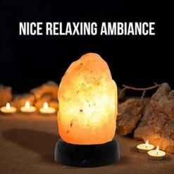 5.5 In. 4 Lbs. To 6 Lbs. Natural Hand Carved Crystal Rock Himalayan Pink Salt Lamp -Lamp Parts himalayan glow novelty lights hd1 904ac 1d 1000