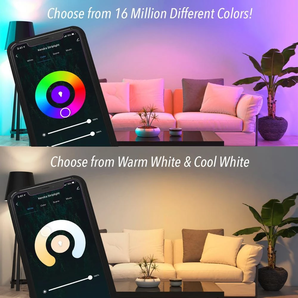 Smart Outdoor/Indoor 16 Ft. Plug-in Color Changing Light LED Rope Light (Works With Alexa And Google Assistant) 7 Smart Outdoor/Indoor 16 Ft. Plug-in Color Changing Light LED Rope Light (Works With Alexa And Google Assistant) - Image 5