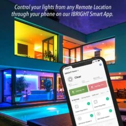 Smart Outdoor/Indoor 16 Ft. Plug-in Color Changing Light LED Rope Light (Works With Alexa And Google Assistant) 15 Smart Outdoor/Indoor 16 Ft. Plug-in Color Changing Light LED Rope Light (Works With Alexa And Google Assistant) -Lamp Parts ibright rope lights nsk 5m 72w 01 76 1000