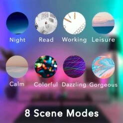 Smart Outdoor/Indoor 16 Ft. Plug-in Color Changing Light LED Rope Light (Works With Alexa And Google Assistant) 14 Smart Outdoor/Indoor 16 Ft. Plug-in Color Changing Light LED Rope Light (Works With Alexa And Google Assistant) -Lamp Parts ibright rope lights nsk 5m 72w 01 fa 1000