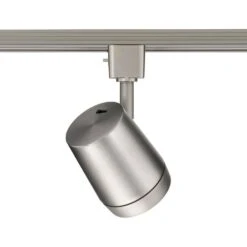 Ocularc 7011 Brushed Nickel Integrated LED 5CCT Fixed Track Hardwired Track Lighting Cylinder J/J2 Track Head -Lamp Parts j j2 track head brushed nickel wac lighting track lighting heads j 7011 cs bn 44 1000