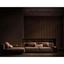 Ocularc 7012 Black Integrated LED 5CCT Fixed Track Hardwired Track Lighting Cylinder L Track Head -Lamp Parts l track head black wac lighting track lighting heads l 7012 cs bk 31 1000