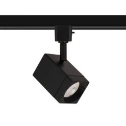 Ocularc 7013 Black Integrated LED 5CCT Fixed Track Hardwired Track Lighting Square Cylinder L Track Head