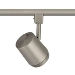 Ocularc 7030 Brushed Nickel Integrated LED 5CCT Fixed Track Hardwired Track Lighting Cylinder L Track Head -Lamp Parts l track head brushed nickel wac lighting track lighting heads l 7030 cs bn 44 1000