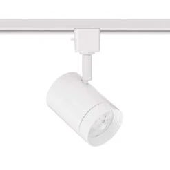 Ocularc 7012 White Integrated LED 5CCT Fixed Track Hardwired Track Lighting Cylinder L Track Head