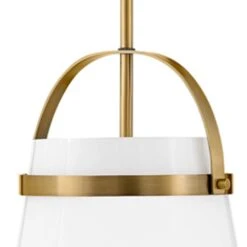Tori Lacquered Brass+ Cased Opal Glass Pendant Light -Lamp Parts lacquered brass lark pendant lights 83053lcb 1f 1000