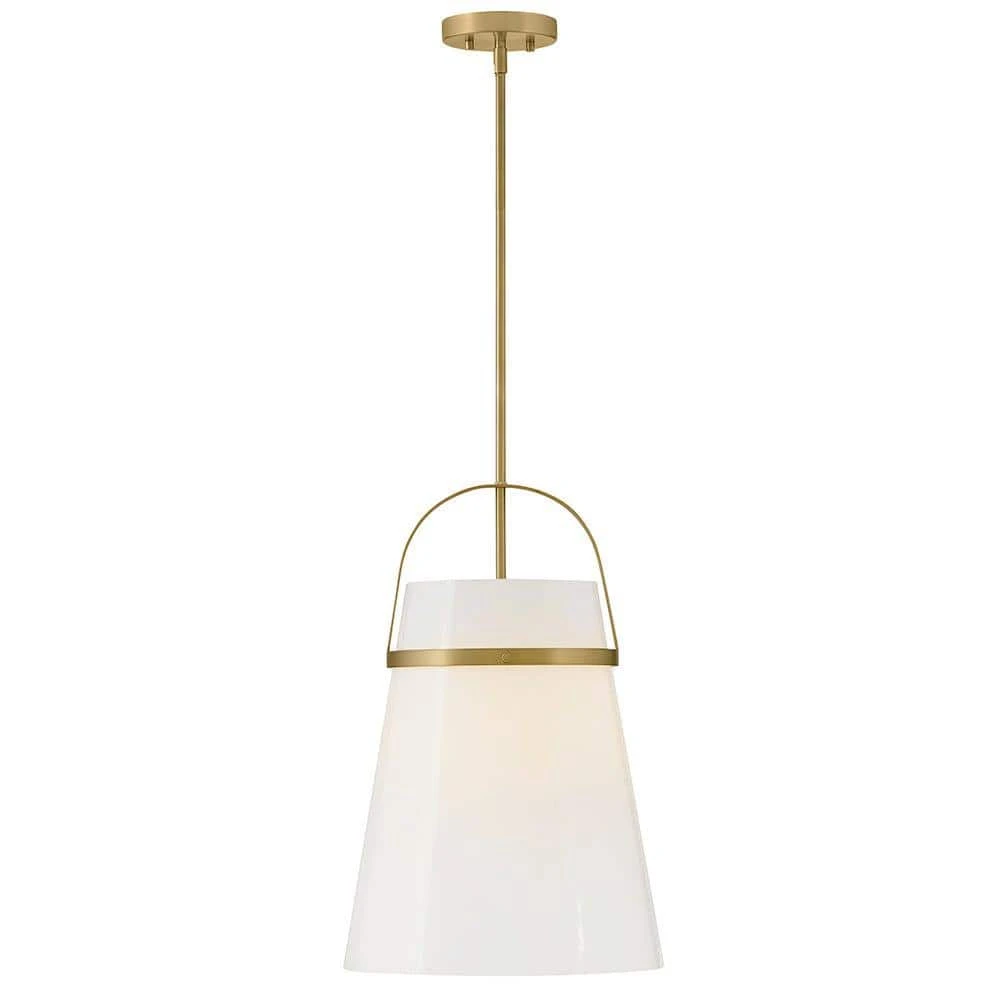 Tori 1-Light Lacquered Brass Pendant Light 3 Tori 1-Light Lacquered Brass Pendant Light