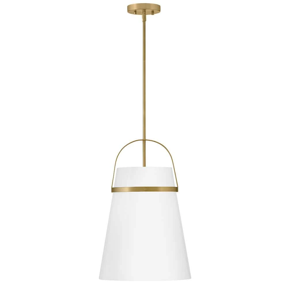 Tori 1-Light Lacquered Brass Pendant Light 10 Tori 1-Light Lacquered Brass Pendant Light - Image 8