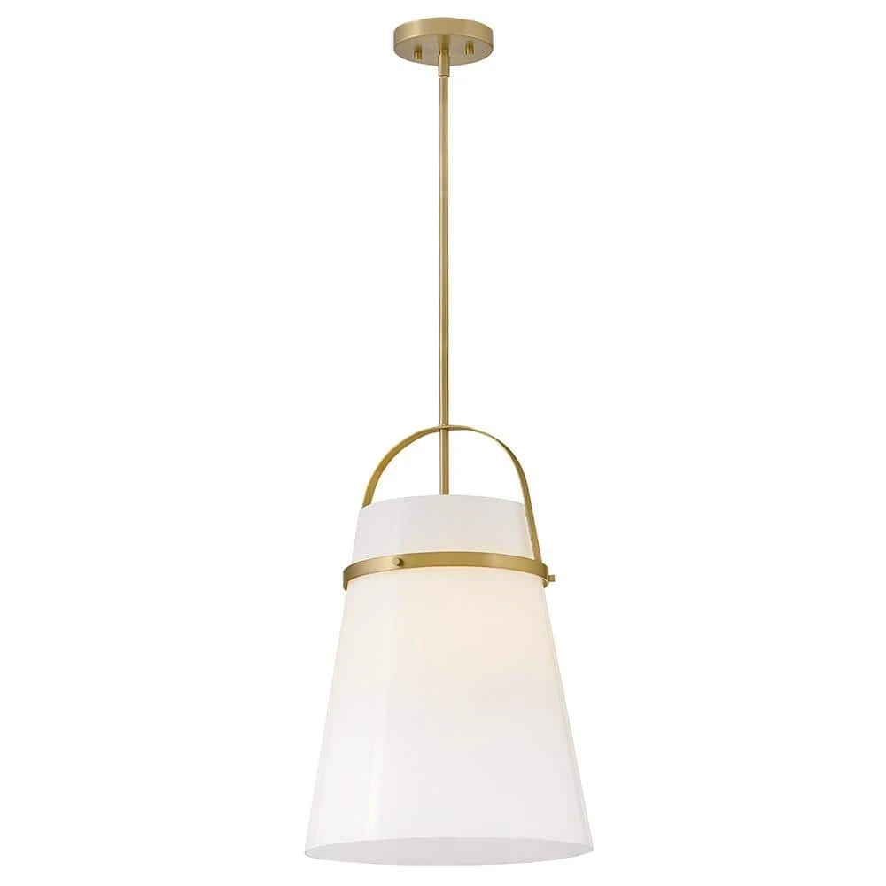 Tori 1-Light Lacquered Brass Pendant Light 9 Tori 1-Light Lacquered Brass Pendant Light - Image 7