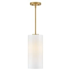 Lane 1-Light Lacquered Brass Tubed Pendant Light -Lamp Parts lacquered brass lark pendant lights 83377lcb co c3 1000
