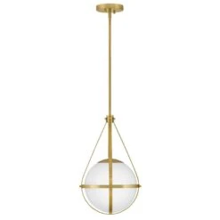 Colby 1-Light Lacquered Brass Pendant Light -Lamp Parts lacquered brass lark pendant lights 83677lcb 1f 1000