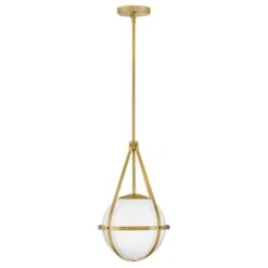 Colby 1-Light Lacquered Brass Pendant Light -Lamp Parts lacquered brass lark pendant lights 83677lcb c3 1000