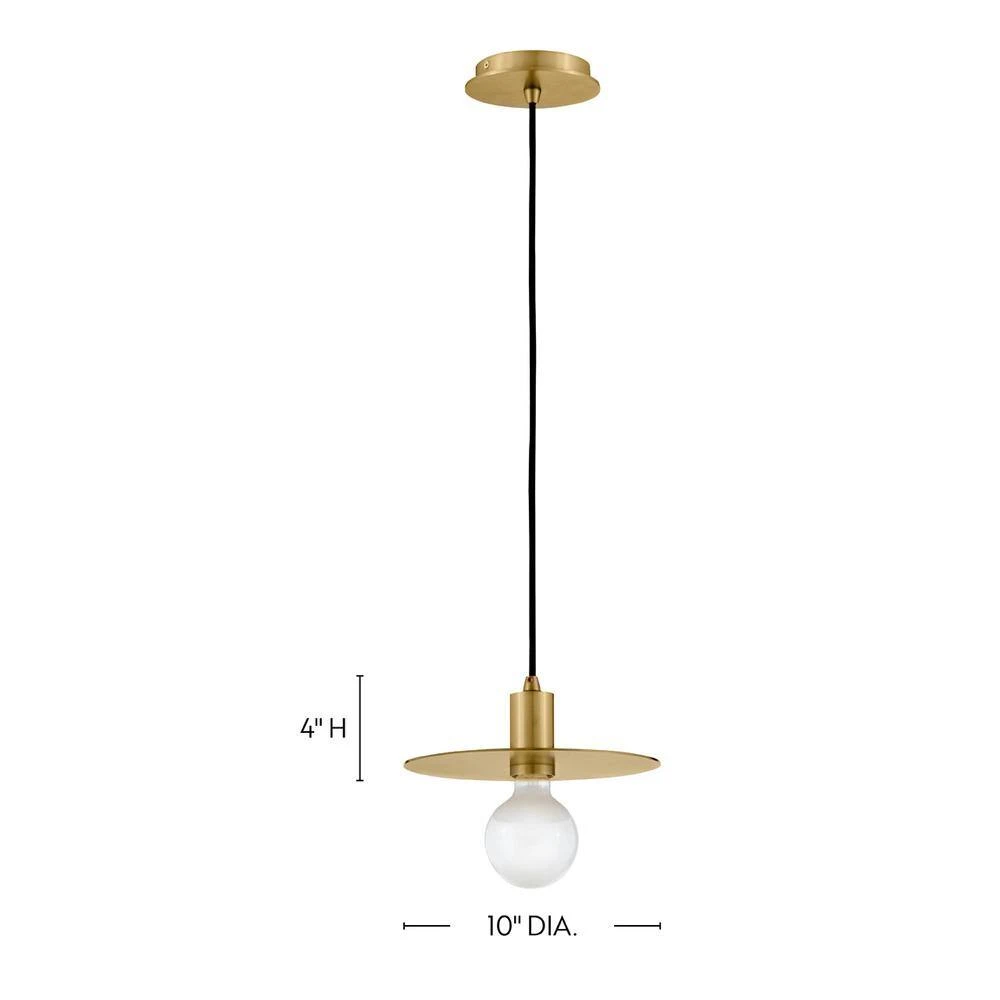 Lulu 1-Light Lacquered Brass Globe Pendant Light 4 Lulu 1-Light Lacquered Brass Globe Pendant Light - Image 2
