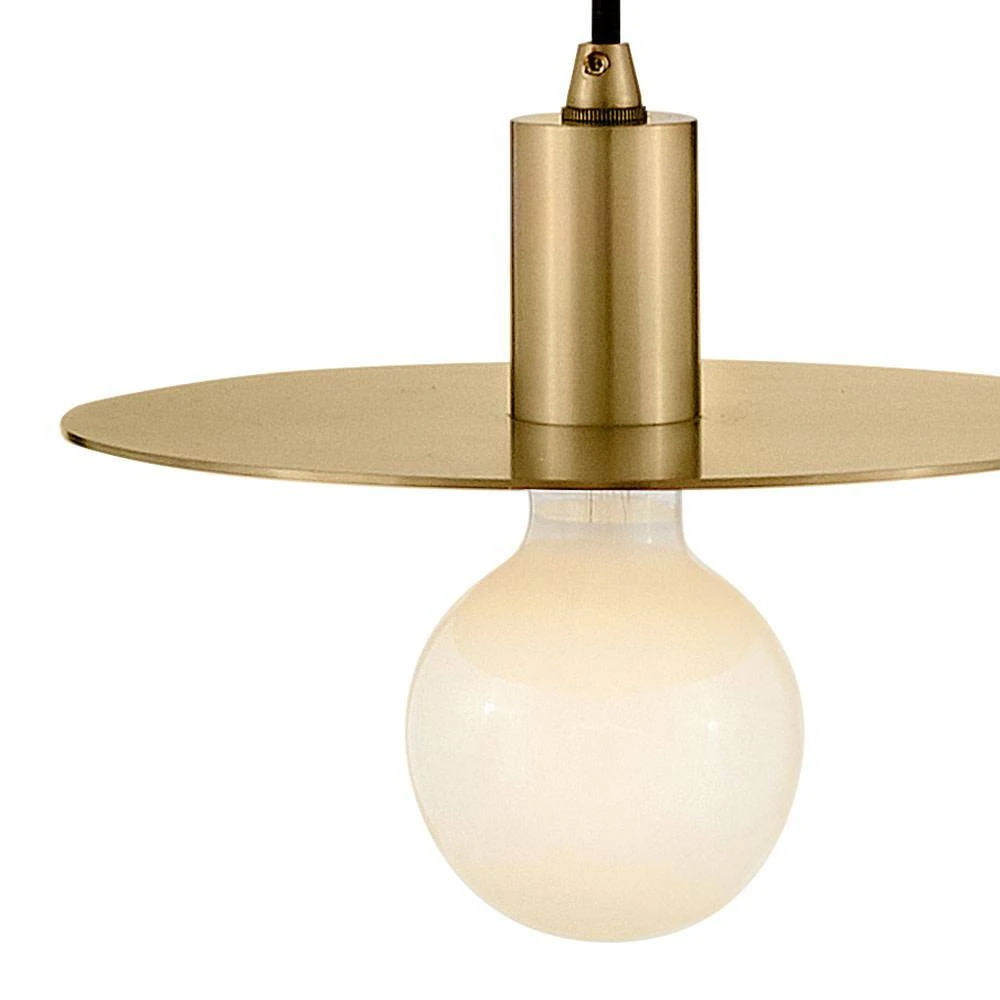 Lulu 1-Light Lacquered Brass Globe Pendant Light 11 Lulu 1-Light Lacquered Brass Globe Pendant Light - Image 9