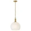 Rivi 1-Light Lacquered Brass Pendant Light -Lamp Parts lacquered brass lark pendant lights 84287lcb 64 1000