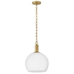 Rivi 1-Light Lacquered Brass Pendant Light -Lamp Parts lacquered brass lark pendant lights 84287lcb fa 1000