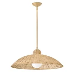 Pismo 1-Light Lacquered Brass Pendant Light -Lamp Parts lacquered brass lark pendant lights 84337lcb 4f 1000