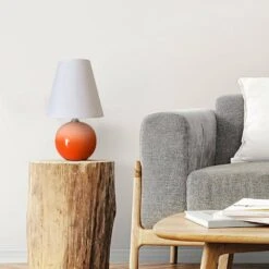 11 In. Orange Gradient Ceramic Table Lamps (Set Of 2) 10 11 In. Orange Gradient Ceramic Table Lamps (Set Of 2) -Lamp Parts lamp sets 753001 1f 1000