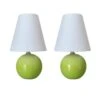 11 In. Green Gradient Ceramic Table Lamps (Set Of 2) -Lamp Parts lamp sets 768002 64 1000