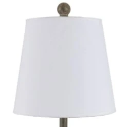 59 In. Retro Table Lamps And Floor Lamp Set Of 3 With Handmade Painted Wood Finish -Lamp Parts lamp sets wbls t004 pw 76 1000