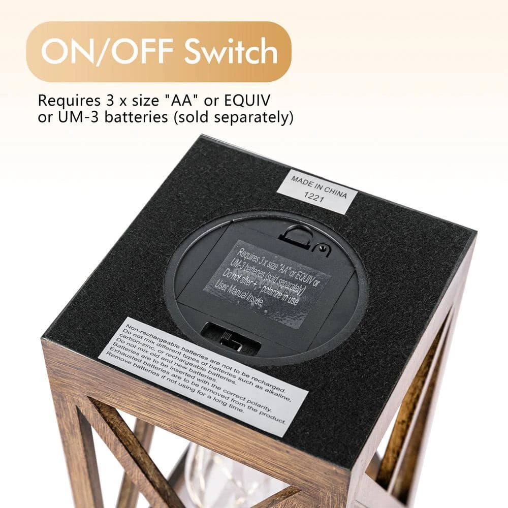 8.9 In. (2-Pack) Retro Battery Powered Table Lamps 7 8.9 In. (2-Pack) Retro Battery Powered Table Lamps - Image 5