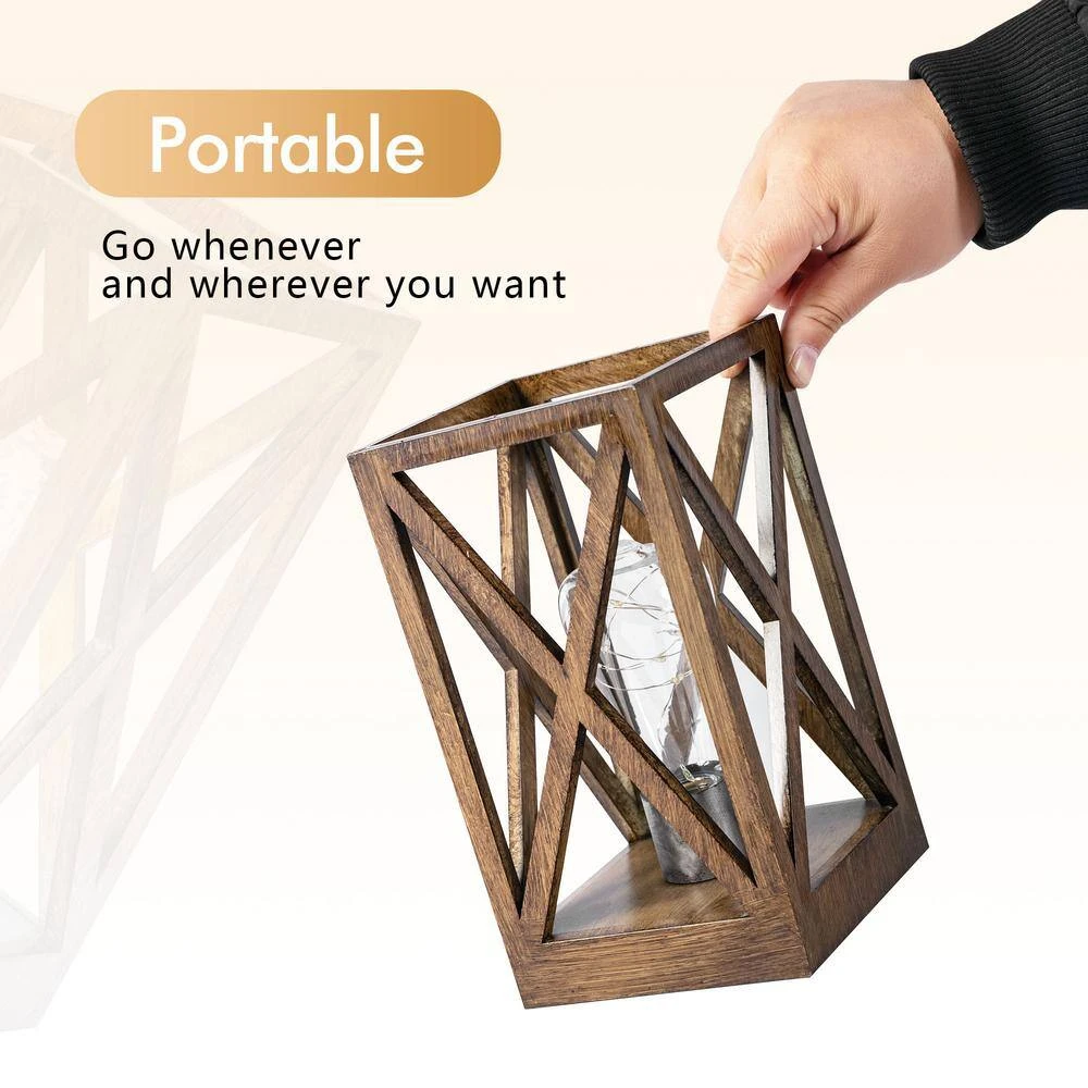 8.9 In. (2-Pack) Retro Battery Powered Table Lamps 4 8.9 In. (2-Pack) Retro Battery Powered Table Lamps - Image 2