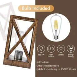 8.9 In. (2-Pack) Retro Battery Powered Table Lamps 17 8.9 In. (2-Pack) Retro Battery Powered Table Lamps -Lamp Parts lamp sets wbtl jh03 nw 76 1000