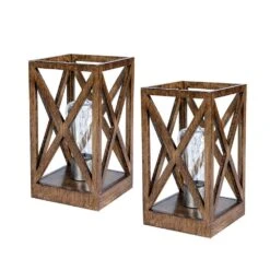 8.9 In. (2-Pack) Retro Battery Powered Table Lamps 12 8.9 In. (2-Pack) Retro Battery Powered Table Lamps -Lamp Parts lamp sets wbtl jh03 nw c3 1000