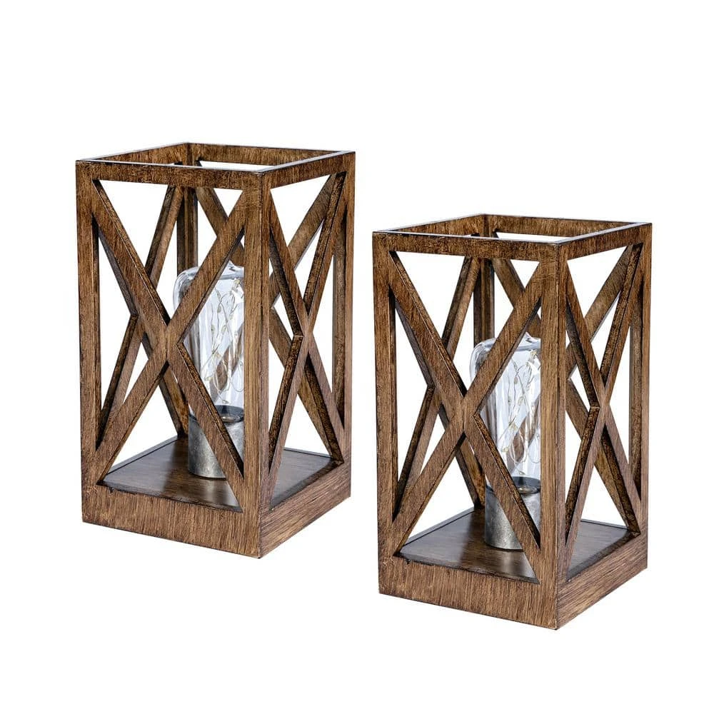 8.9 In. (2-Pack) Retro Battery Powered Table Lamps 5 8.9 In. (2-Pack) Retro Battery Powered Table Lamps - Image 3