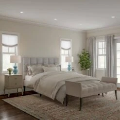 26.25 In. Double Gourd Ceramic Spa Blue LED Table Lamps With Ivory Shades (Set Of 2) -Lamp Parts lavish home lamp sets hw1000067 31 1000