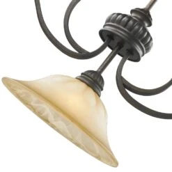 Golden Lighting Ocatavia Collection 3-Light Leather Crackle Island Pendant -Lamp Parts leather crackle golden lighting pendant lights 11610mplc fa 1000