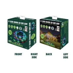 16 Ft. Plug-in Color Chasing Multi-color Integrated LED Strip Light -Lamp Parts led strip lights cl tp16c 76 1000