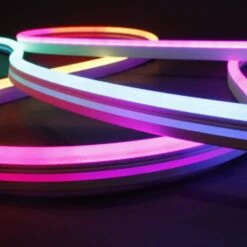 16 Ft. Smart Multi-Color RGBW Wi-Fi Plug-In Neon Flex Integrated LED Strip Light Works With Alexa/Google/HomeKit/Siri -Lamp Parts lifx led strip lights lfxneon16 1d 1000