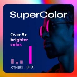 16 Ft. Smart Multi-Color RGBW Wi-Fi Plug-In Neon Flex Integrated LED Strip Light Works With Alexa/Google/HomeKit/Siri -Lamp Parts lifx led strip lights lfxneon16 66 1000