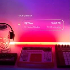 12 In. Multi-Color Smart Wi-Fi LED 4X Beam Light Kit And Corner, Works With Alexa/Hey Google/HomeKit/Siri -Lamp Parts lifx smart light panels lfx beamkit 44 1000