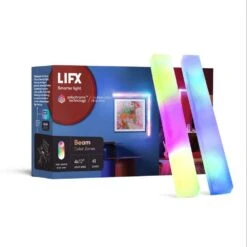 12 In. Multi-Color Smart Wi-Fi LED 4X Beam Light Kit And Corner, Works With Alexa/Hey Google/HomeKit/Siri
