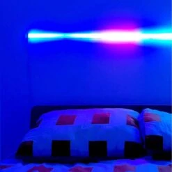 12 In. Multi-Color Smart Wi-Fi LED 4X Beam Light Kit And Corner, Works With Alexa/Hey Google/HomeKit/Siri -Lamp Parts lifx smart light panels lfx beamkit 76 1000