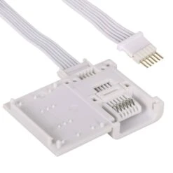 6-Pin To Cut-End Extension Connector For Philips Hue Lightstrip Plus (2 In. 4-Pack, White - Micro 6-Pin V4) -Lamp Parts litcessory under cabinet lighting accessories hue aus 6ptocut 50mm w04 76 1000