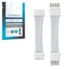 Controller To 6-Pin Adapter For Philips Hue Lightstrip Plus (Detachable Version, White - Micro 6-Pin V4)