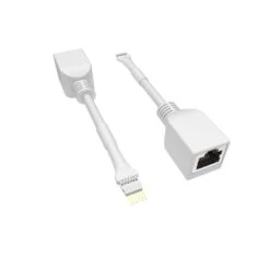 RJ45 To 6-Pin Ethernet Cable Adapter For Philips Hue Lightstrip Plus (4-Pack - 2 Pairs, White - Micro 6-Pin V4) -Lamp Parts litcessory under cabinet lighting accessories hue aus rj45 w04 44 1000