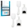 RJ45 To 6-Pin Ethernet Cable Adapter For Philips Hue Lightstrip Plus (4-Pack - 2 Pairs, White - Micro 6-Pin V4) 2 RJ45 To 6-Pin Ethernet Cable Adapter For Philips Hue Lightstrip Plus (4-Pack - 2 Pairs, White - Micro 6-Pin V4) -Lamp Parts litcessory under cabinet lighting accessories hue aus rj45 w04 64 1000