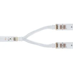 Splitter For Philips Hue Lightstrip Plus (2-Pack, White - Micro 6-Pin V4) -Lamp Parts litcessory under cabinet lighting accessories hue aus splitter w02 4f 1000