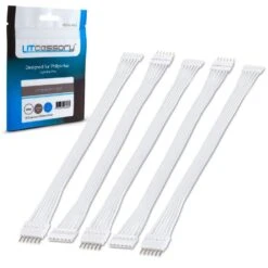 Extension Cable For Philips Hue Lightstrip Plus (6 In. 5-Pack, White - Standard 6-Pin V3)