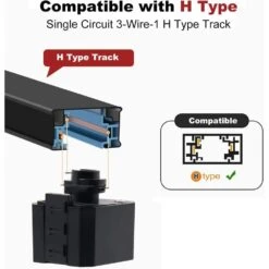 White Single Circuit Track Lighting Connector Lighting Rails Kit With End Caps And Live End Feed Connector (1-Pack) 10 White Single Circuit Track Lighting Connector Lighting Rails Kit With End Caps And Live End Feed Connector (1-Pack) -Lamp Parts lukyamzn track lighting parts ph00727b306 1f 1000