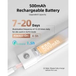 White LED Under Cabinet Lighting Lamp With Motion Sensor, 3 Color Temperatures, Dimmable, Magnetic Installation (3-Pack) 15 White LED Under Cabinet Lighting Lamp With Motion Sensor, 3 Color Temperatures, Dimmable, Magnetic Installation (3-Pack) -Lamp Parts lukyamzn under cabinet lighting accessories sa1127b454 44 1000