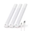 White LED Under Cabinet Lighting Lamp With Motion Sensor, 3 Color Temperatures, Dimmable, Magnetic Installation (3-Pack) -Lamp Parts lukyamzn under cabinet lighting accessories sa1127b454 64 1000