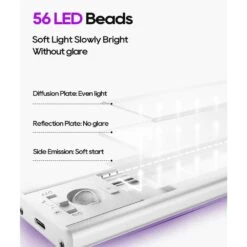 White LED Under Cabinet Lighting Lamp 3 Color Temperature Motion Sensor Light, 2 Pack, Adjustable Brightness For Kitchen 13 White LED Under Cabinet Lighting Lamp 3 Color Temperature Motion Sensor Light, 2 Pack, Adjustable Brightness For Kitchen -Lamp Parts lukyamzn under cabinet lighting accessories sa1127b457 4f 1000