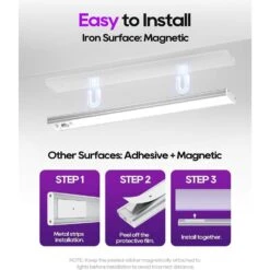 White LED Under Cabinet Lighting Lamp 3 Color Temperature Motion Sensor Light, 2 Pack, Adjustable Brightness For Kitchen 17 White LED Under Cabinet Lighting Lamp 3 Color Temperature Motion Sensor Light, 2 Pack, Adjustable Brightness For Kitchen -Lamp Parts lukyamzn under cabinet lighting accessories sa1127b457 76 1000