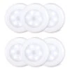 Cool White LED Puck Light Lamp With Motion Sensor, 6 Pack, Stick-on Under Cabinet Lighting For Kitchen, Closet, Stairs 2 Cool White LED Puck Light Lamp With Motion Sensor, 6 Pack, Stick-on Under Cabinet Lighting For Kitchen, Closet, Stairs -Lamp Parts lukyamzn under cabinet lighting accessories sa1127b465 64 1000