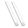 White LED Closet Lights Motion Sensored Lamp Rechargeable Under Cabinet Lighting, Dimmable & Magnetic Light Bar (2 Pack) -Lamp Parts lukyamzn under cabinet lighting accessories sa1127b473 64 1000
